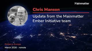 Update from the Mainmatter Ember Initiative team | Ember.js Europe | Q1 2026
