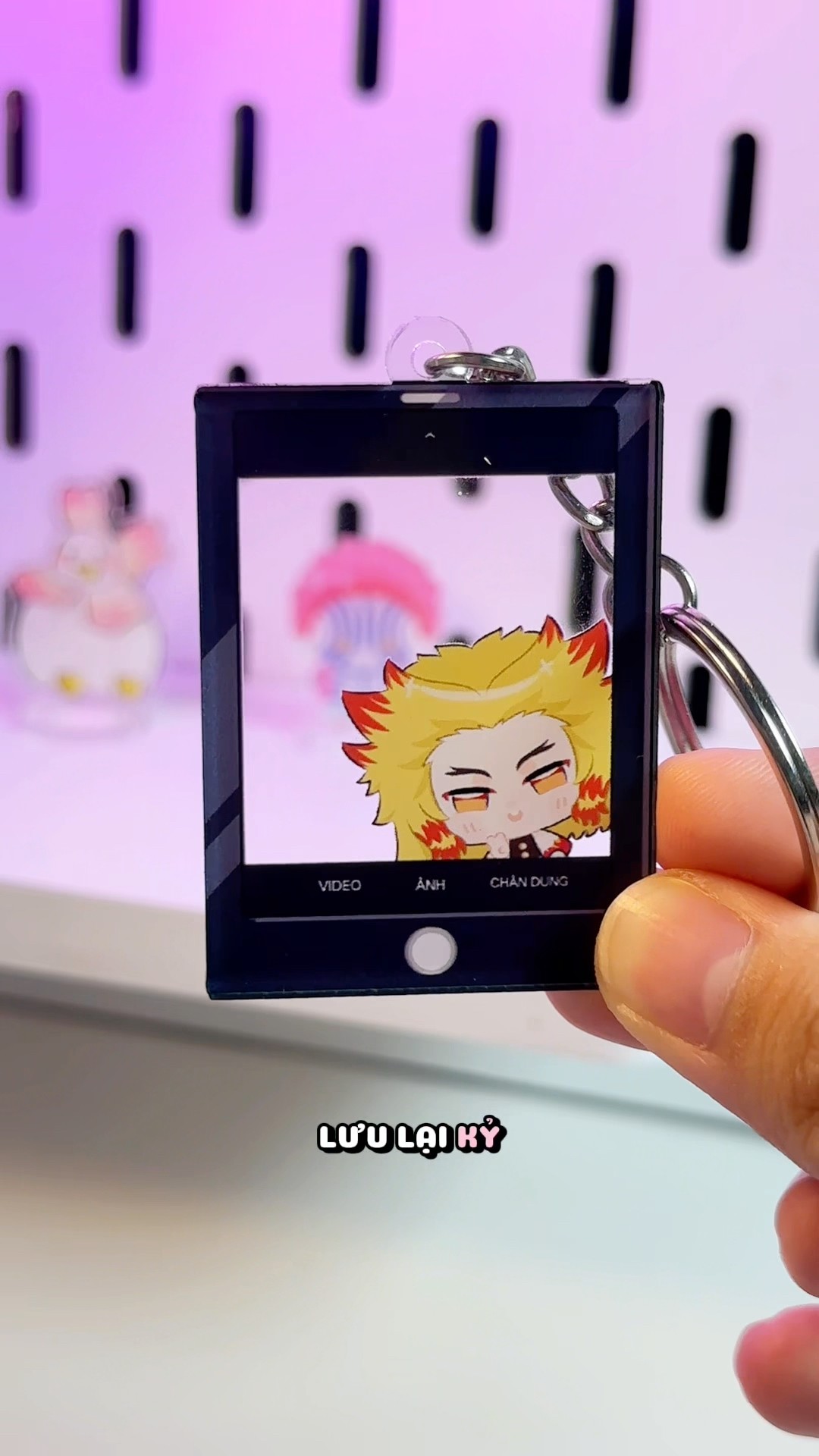 Photo frame keychain #unboxing #kny #demonslayer #kimetsunoyaiba