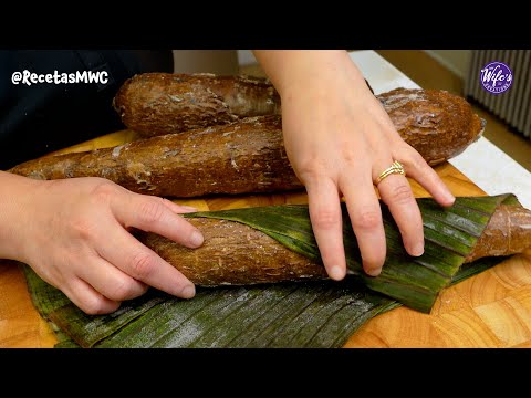 Did your cassava turn out rancid? Wrap the cassava in a banana leaf.