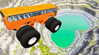 Cars vs Leap Of Death – BeamNG.Drive#7