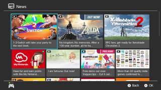 Nintendo Switch UI - Exploring the News