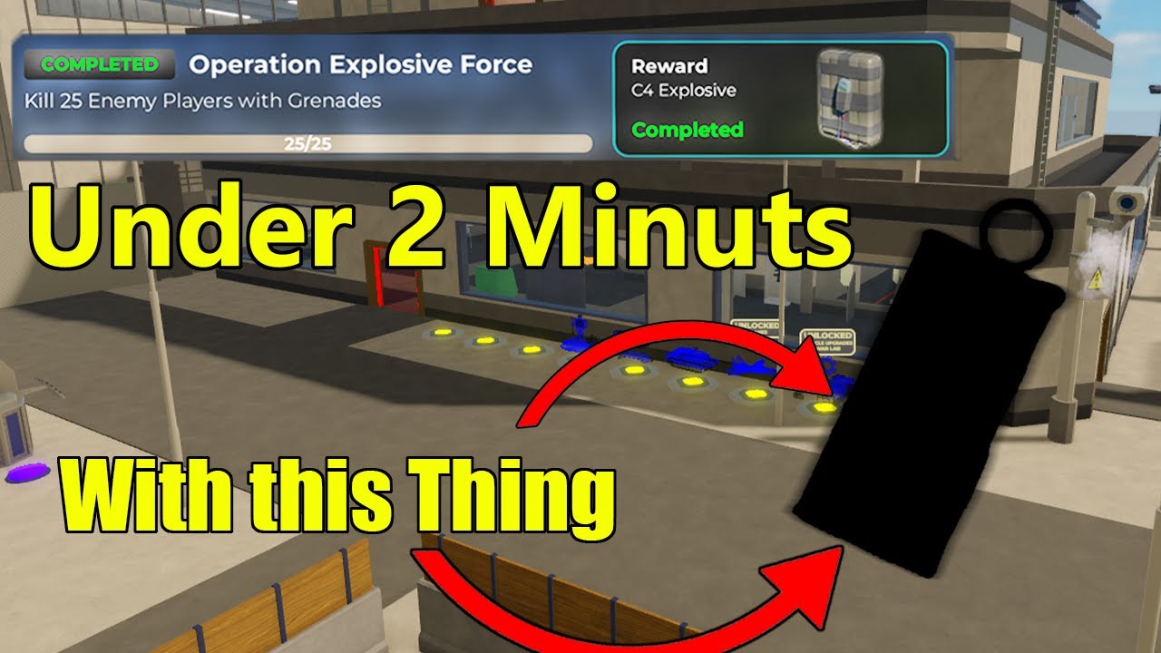 [War Tycoon] Fastest way to unlock C4