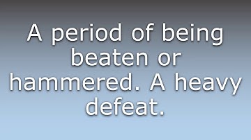 What does Hammering mean?