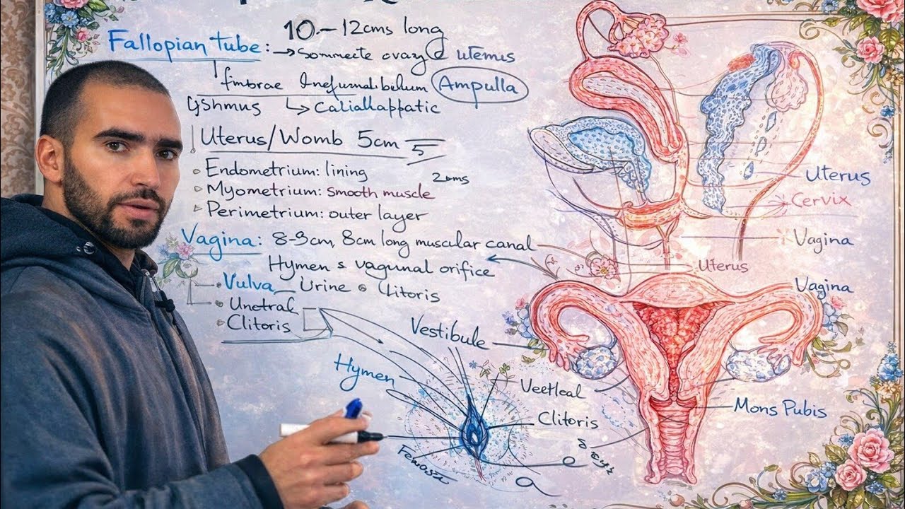 Human Female Reproductive System: Part 1st: Anatomy, Functions & Clinical Relevance Part one