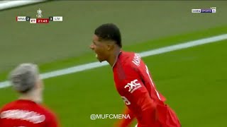 Rashford Goal | Manchester United vs Liverpool 3-3 Extended Highlights | FA Emirates Cup 2023\/24