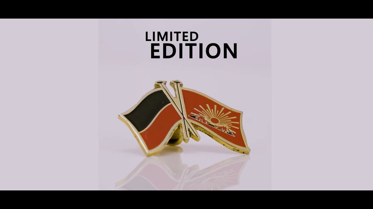 DMK Golden Shield | 18K Gold Plated Political Party Badge | Available on Amazon