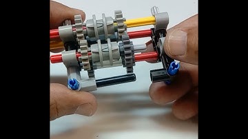 My uncomplat 4 speed gearbox Lego Technique
