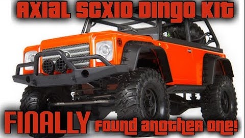 I found one! ORIGINAL SCX10 Dingo kit