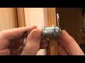 adding a lock to the cabinet door (gatehouse 0252956)