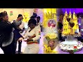 Watch Asantewaa’s expensive castle cake. Millionaire Tracey Boakye sprays cash on TikToker Asantewaa