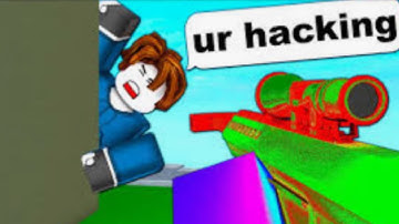 Roblox Arsenal but there’s a hacker