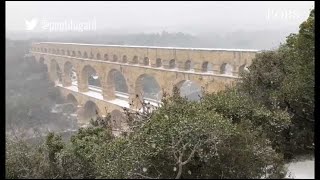 Ski à Montpellier, zodiac sous la neige à Antibes... : le Sud de la France en blanc