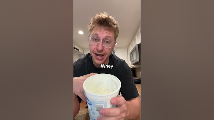 Have you ever wondered what that liquid is that forms on top of your Greek yogurt? It’s like whey