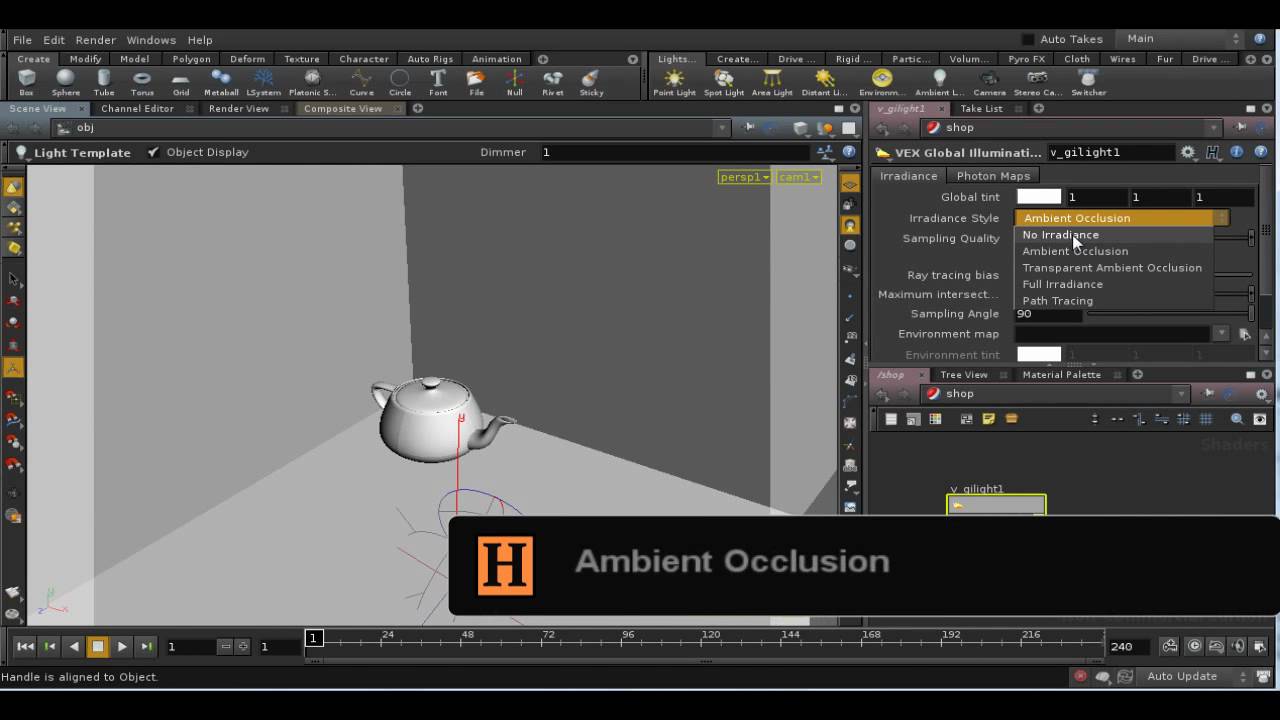 Houdini Tutorial Global Illumination I YouTube