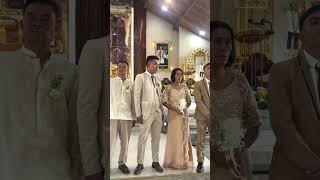 Parents , groom and best man waiting for the bride #wedding  #parents