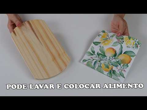 See what I did with this cutting board; you can wash it and put food on it.