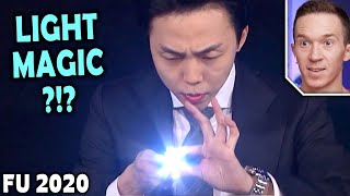 Magician REACTS to D.K elegant SHADOW MAGIC on Penn and Teller FOOL US 2020