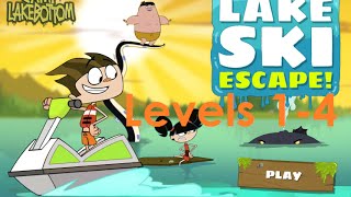 Camp Lakebottom - Lake Ski Escape Levels 1-4 Kid Gamers Online