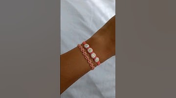 #macrame #macrame #miçangas #pulseiras #arte #artesanato #viral #macrametutorial #pulseira