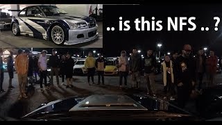 What is it like taking the NFS M3 GTR to a car meet