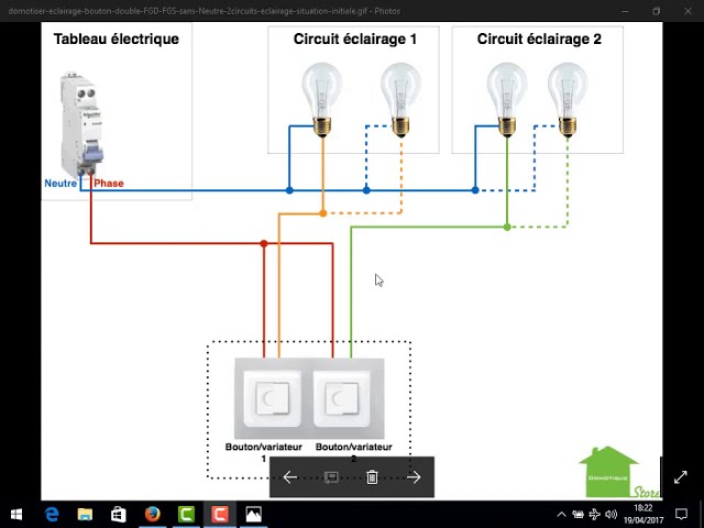 installer un variateur de lumière avec va et vient schéma forum électricité  conseils installation branchement éclairage