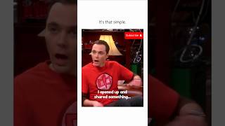 it&#39;s that simple! Sheldon Cooper and Penny The Big Bang Theory #thebbt