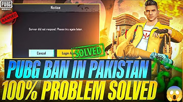 PUBG BAN IN PAKISTAN..?🔥 | SERVER ISSUE SOLVED WITH 100% PROOF..😱 | PUBGMOBILE