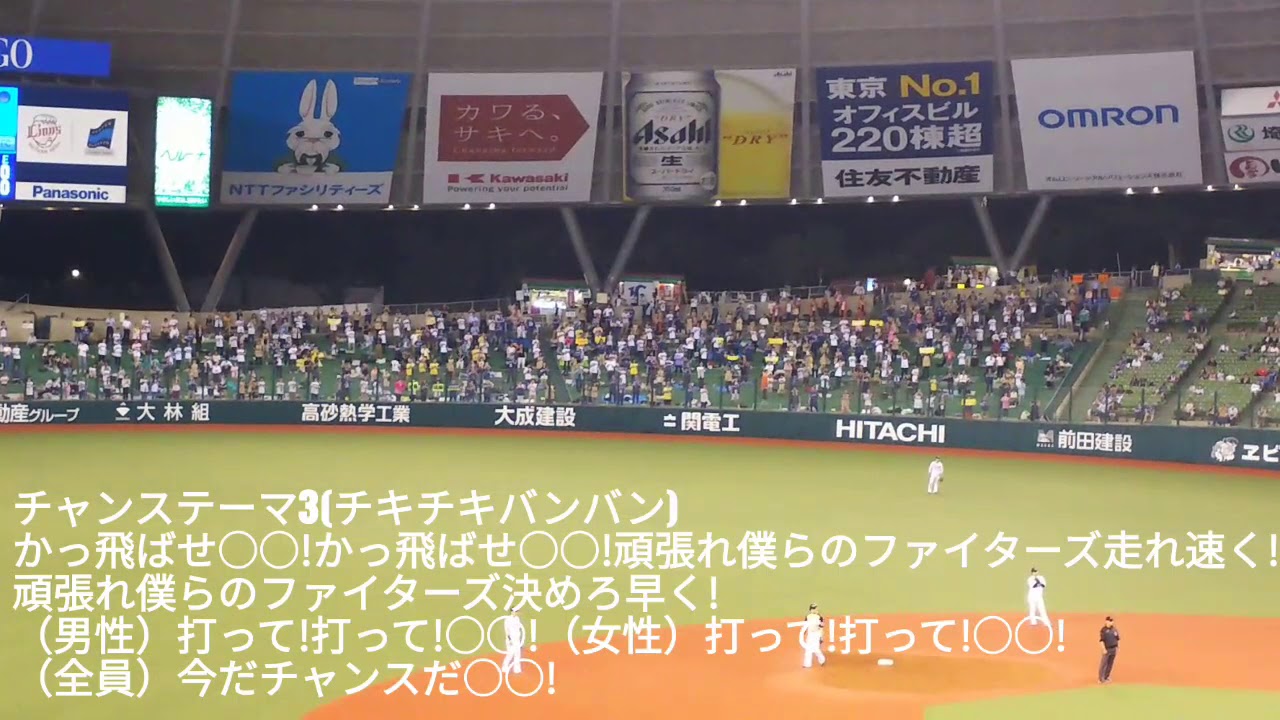 チャンステーマ３ チキチキバンバン 北海道日本ハムファイターズ 応援歌 プロ野球 応援歌集