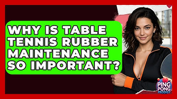 Why Is Table Tennis Rubber Maintenance So Important? - Ping Pong Prodigy