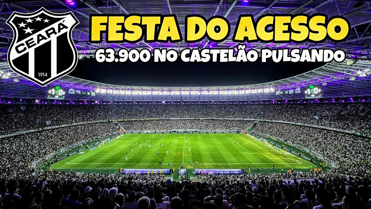 CEARA X AMERICA MG / FESTA HISTORICA DA TORCIDA DO CEARÁ NO CASTELÃO
