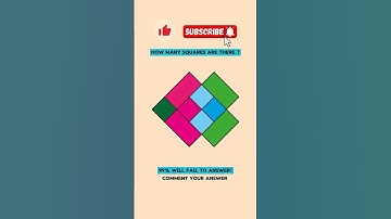 How many squares can you see in the picture || #shorts #youtube #challenge