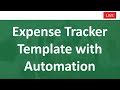 Excel Template with Automation | #LIVE | #Webinar