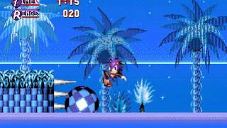Sonic Hacks: Pana Der Hejhog
dont let the name fool you.
created by MarkeyJester of Sonic Retro, this hack (probably a demo of of it) features only one level, but there are some quirks.
-Smooth animations
-custom Door Into Summer music for the first part
-custom boss
-the Green Hill Zone ball can be used to cross the ice in the second part
thread to rom download: http://forums.sonicretro.org/index.php?showtopic=26314 Sonic Hacks: Pana Der Hejhog