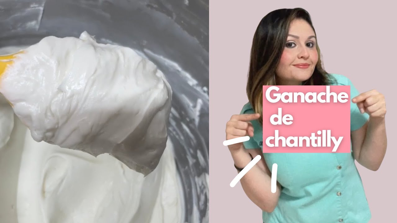 Nunca mais erre a Ganache de chantilly
