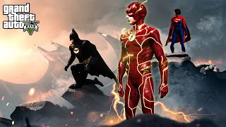 GTA 5 - The Flash Batman and Supergirl Final Battle !