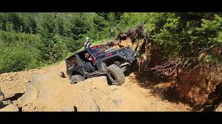 "Little Rubicon" - Not so little. Jeep Wrangler Rock Crawling at Tillamook State Forest Oregon
