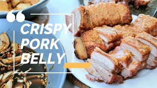 Crispy Pork Belly/ oven roasted lechon kawali recipe