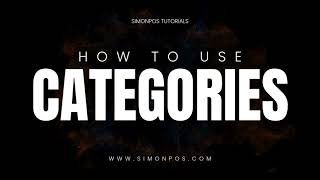 How to Create & Manage POS Menu Categories | SimonPOS Tutorials