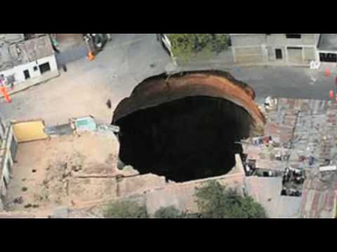 Man Falls Into Sinkhole In Guatemala