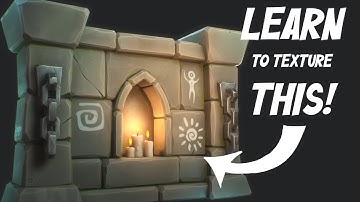 HOW I texture STYLIZED STONE in SUBSTANCE PAINTER