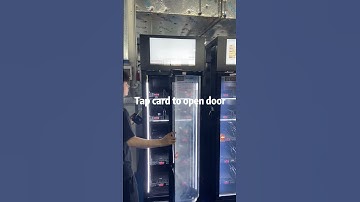 Smart fridge vending machine made in China ready to ship to Europe. China vending machine factory.