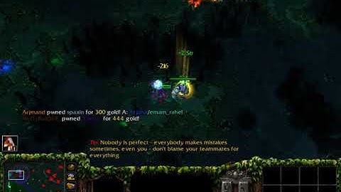 warCraft III frozen throne when you are lag , run ,