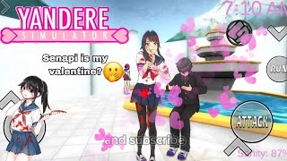 Osana want to be Sempai valentines || yandere chan simulator 1.2