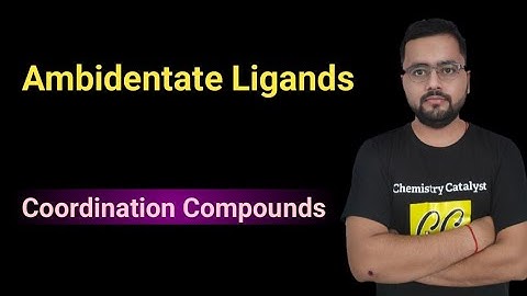 Ambidentate Ligands | Coordination Compounds