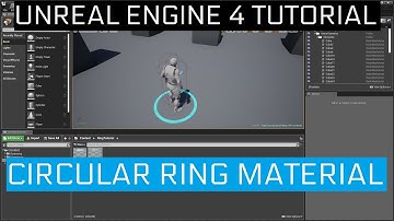 Unreal Engine Tutorial | Circular Ring Material (without textures)