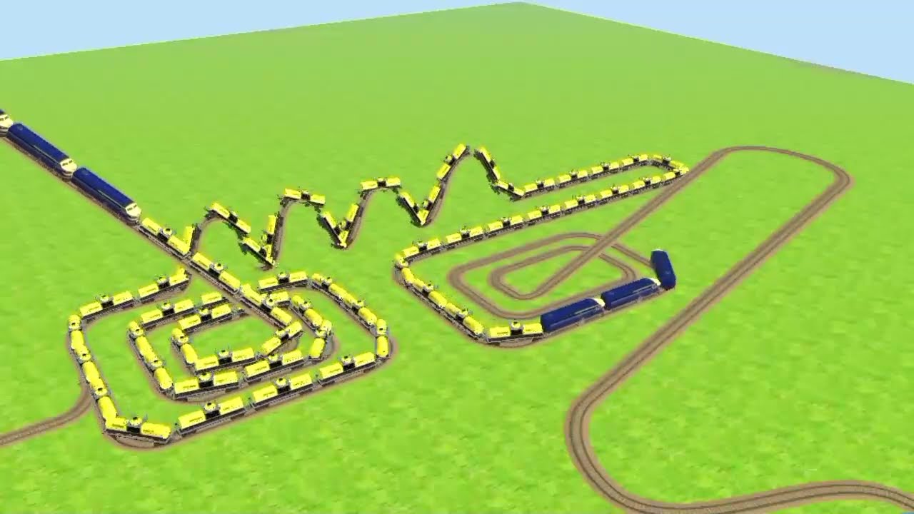 Kereta Panjang Rel Lucu #8