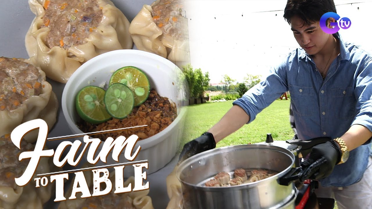 Anton Vinzon turns Pork Siomai into a cute masterpiece! | Farm to Table
