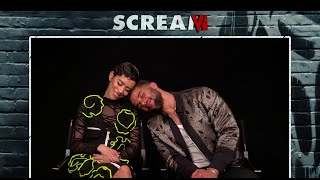 Mason Gooding &Jasmin Savoy Brown from #screamvi share a real scream experience & their love
