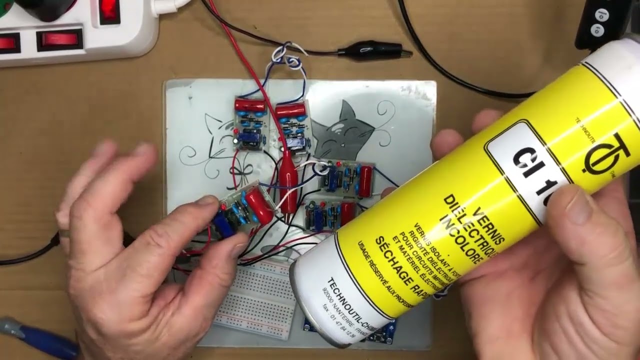 Test materiels avant montage  du module électrique