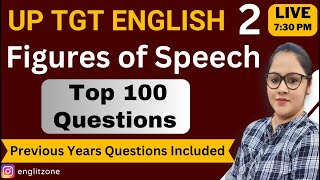 🔴 UP TGT ENGLISH ONE SHOT REVISION / MCQ on Figure of Speech / One Shot Revision on Figure of Speech